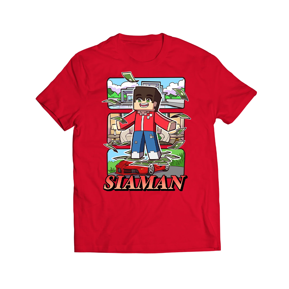Κόκκινο T-shirt "Siaman"