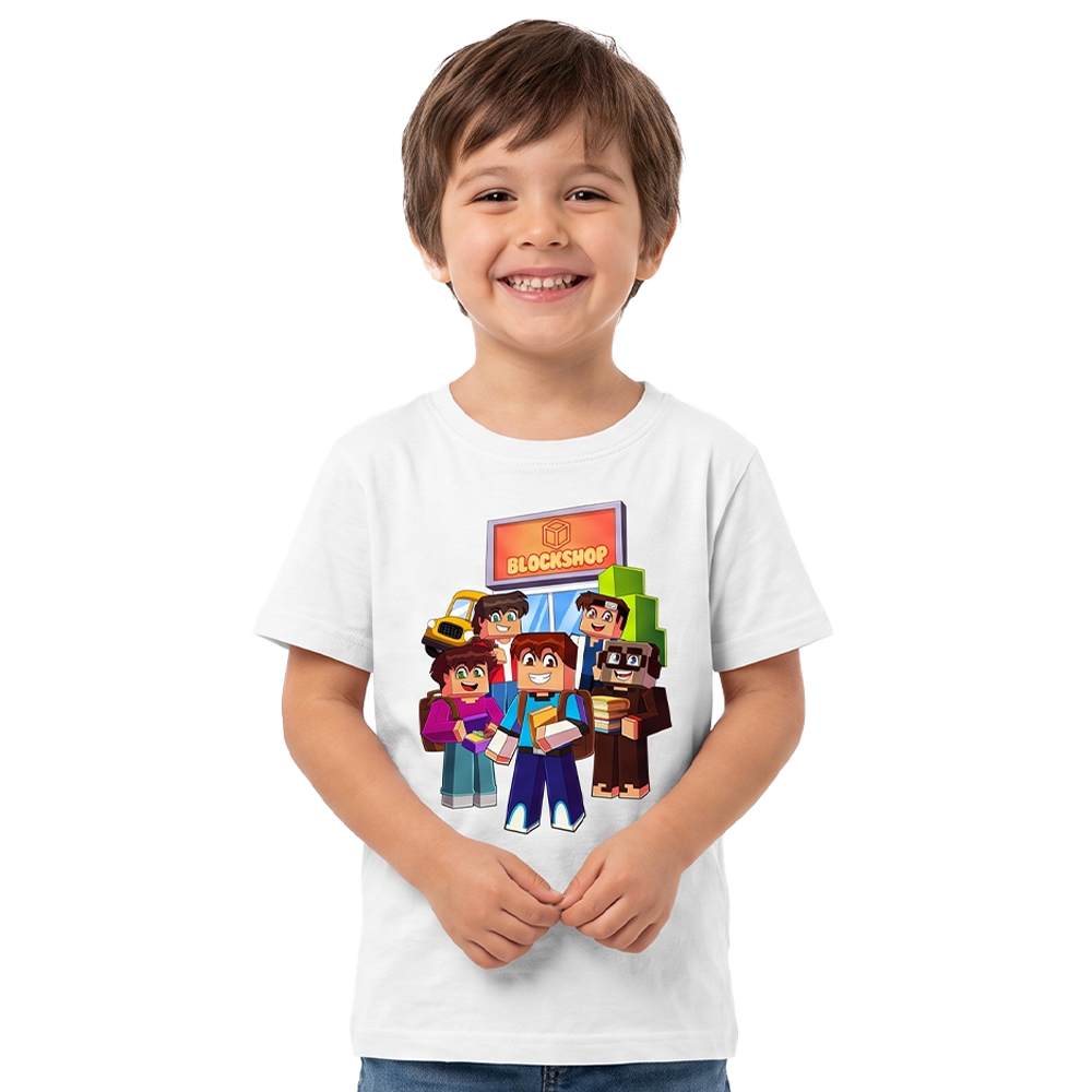 Λευκό T-shirt "Back 2 School"