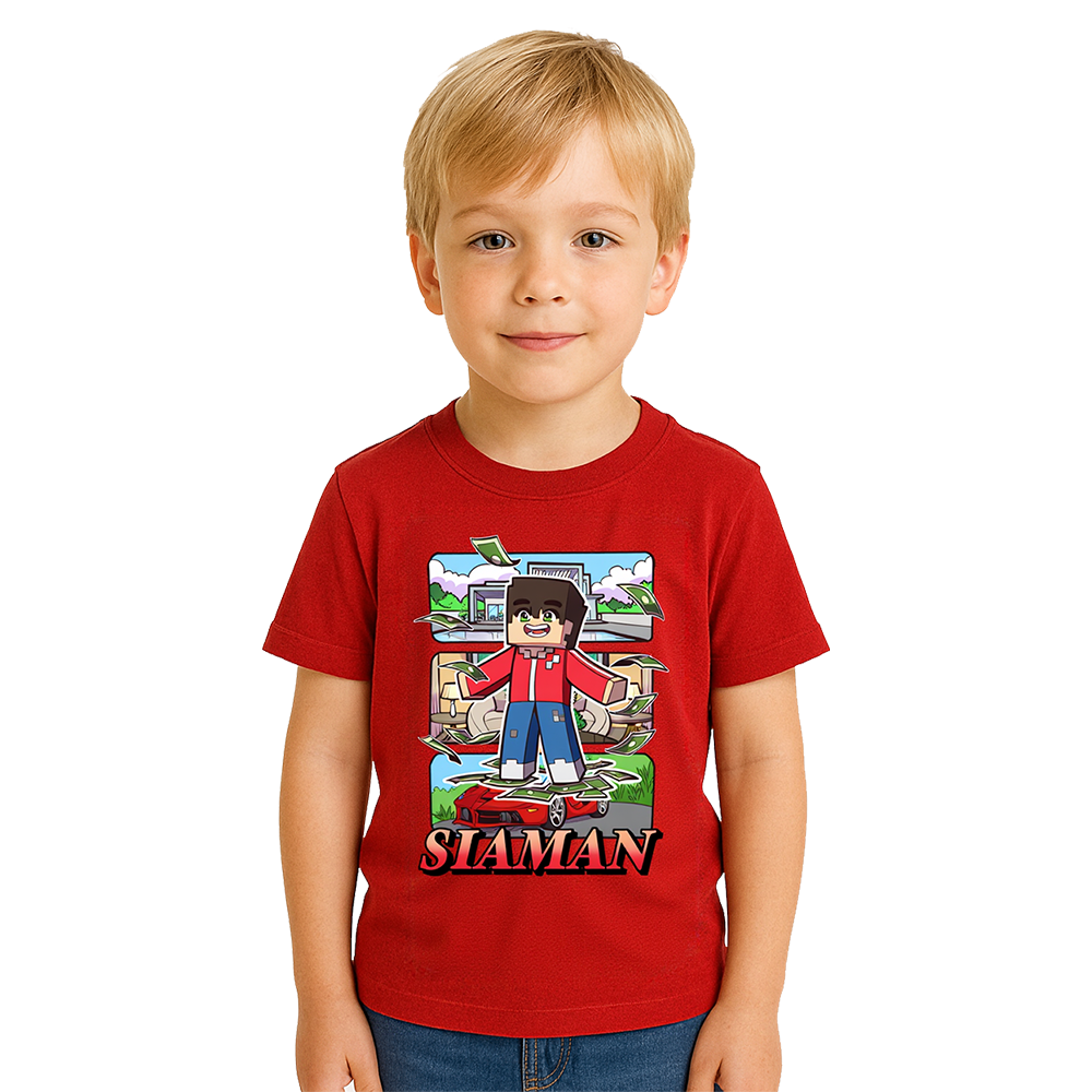 Κόκκινο T-shirt "Siaman"