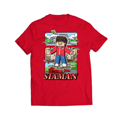 Κόκκινο T-shirt "Siaman"