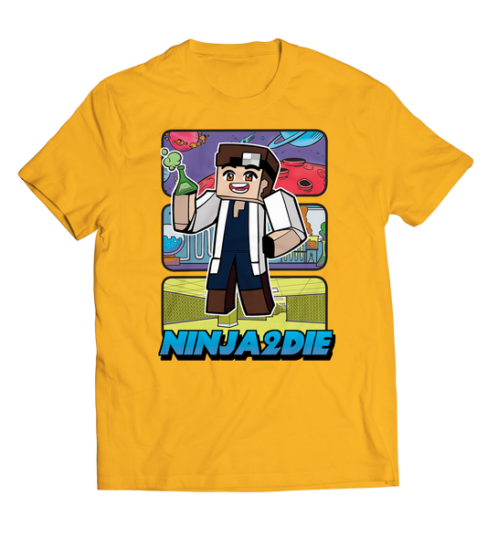 Χρυσό T-shirt "Ninja"
