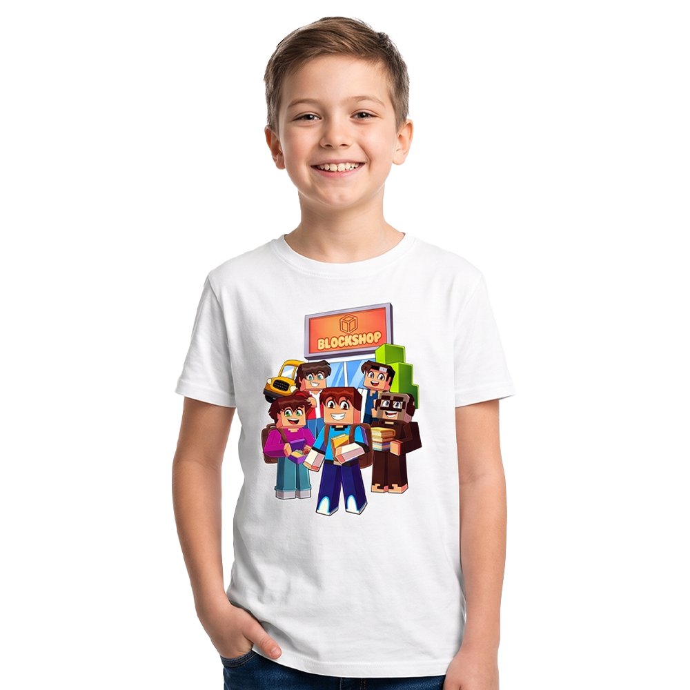 Λευκό T-shirt "Back 2 School"