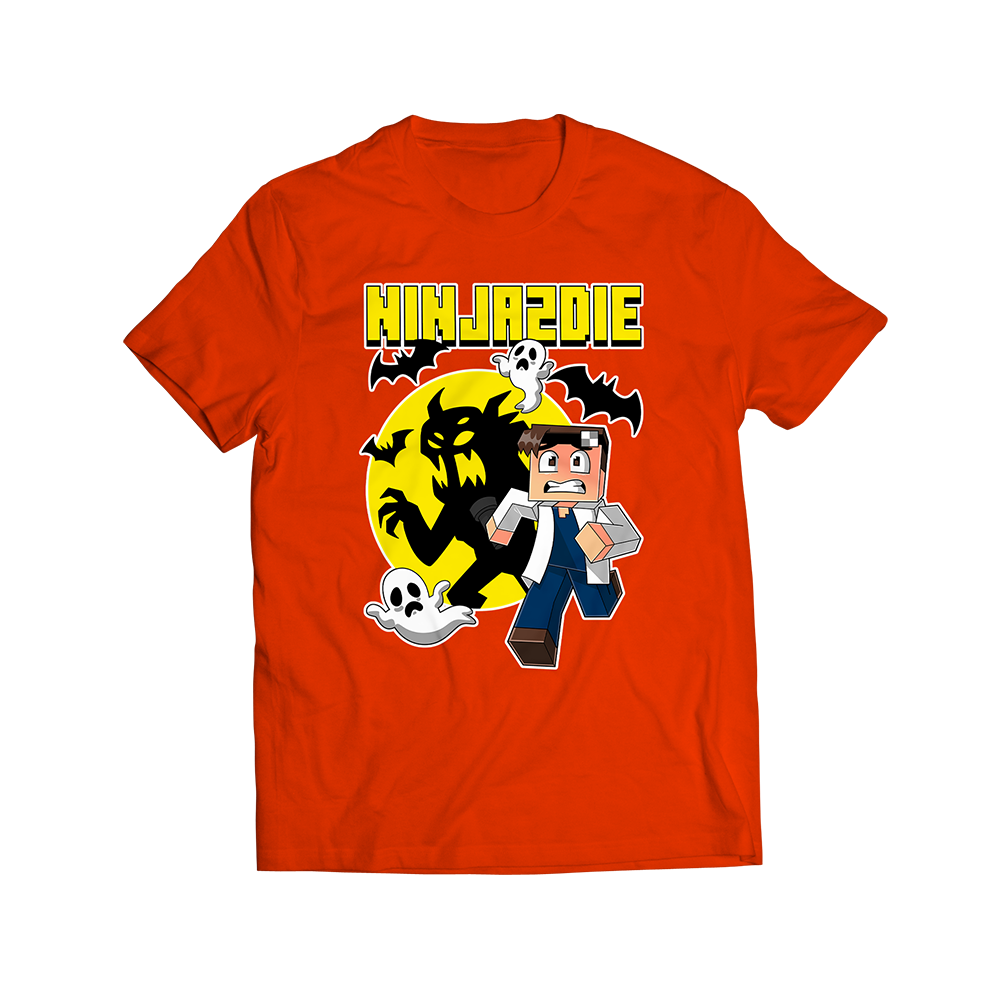 (Preorder) Πορτοκαλί T-shirt "Ninja"